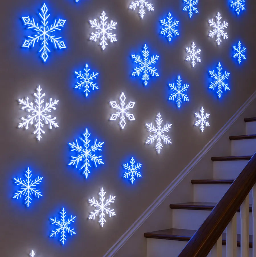 24PCS LED Snowflake Wall Lights