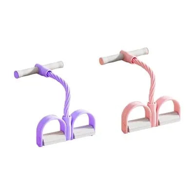 4-Tube Pedal Resistance Band Ankle Puller