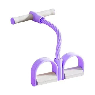 4-Tube Pedal Resistance Band Ankle Puller