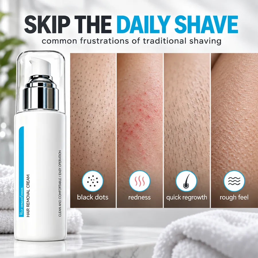 Ice-Cooling Hair Removal Cream for Sensitive Skin