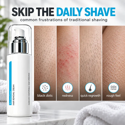 Ice-Cooling Hair Removal Cream for Sensitive Skin