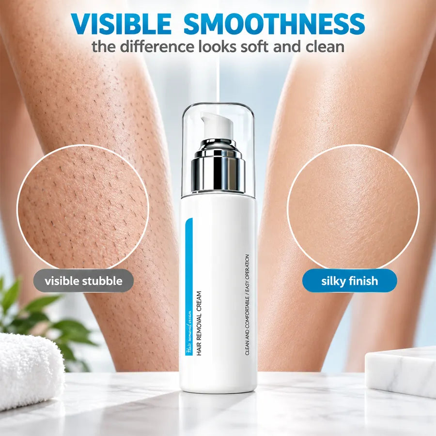 Ice-Cooling Hair Removal Cream for Sensitive Skin