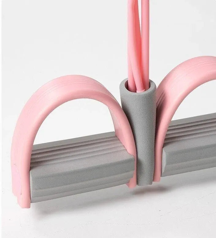 4-Tube Pedal Resistance Band Ankle Puller