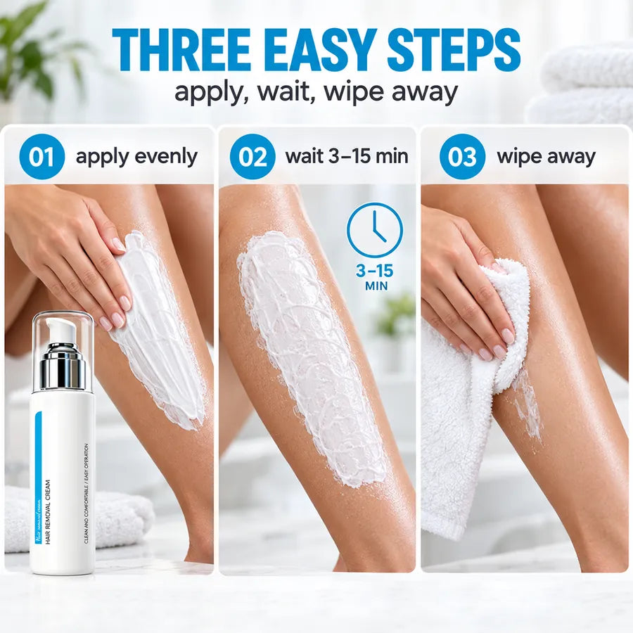 Ice-Cooling Hair Removal Cream for Sensitive Skin