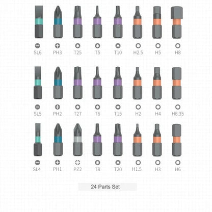 24-in-1 Multi-Purpose Ratchet Screwdriver Set