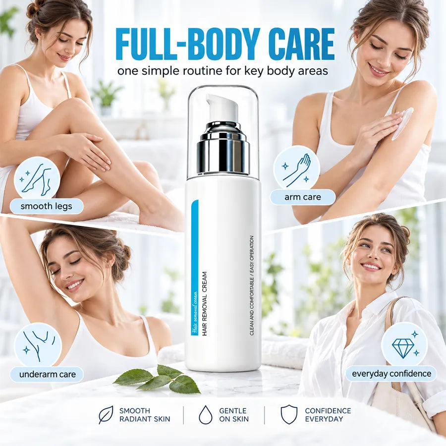 Ice-Cooling Hair Removal Cream for Sensitive Skin