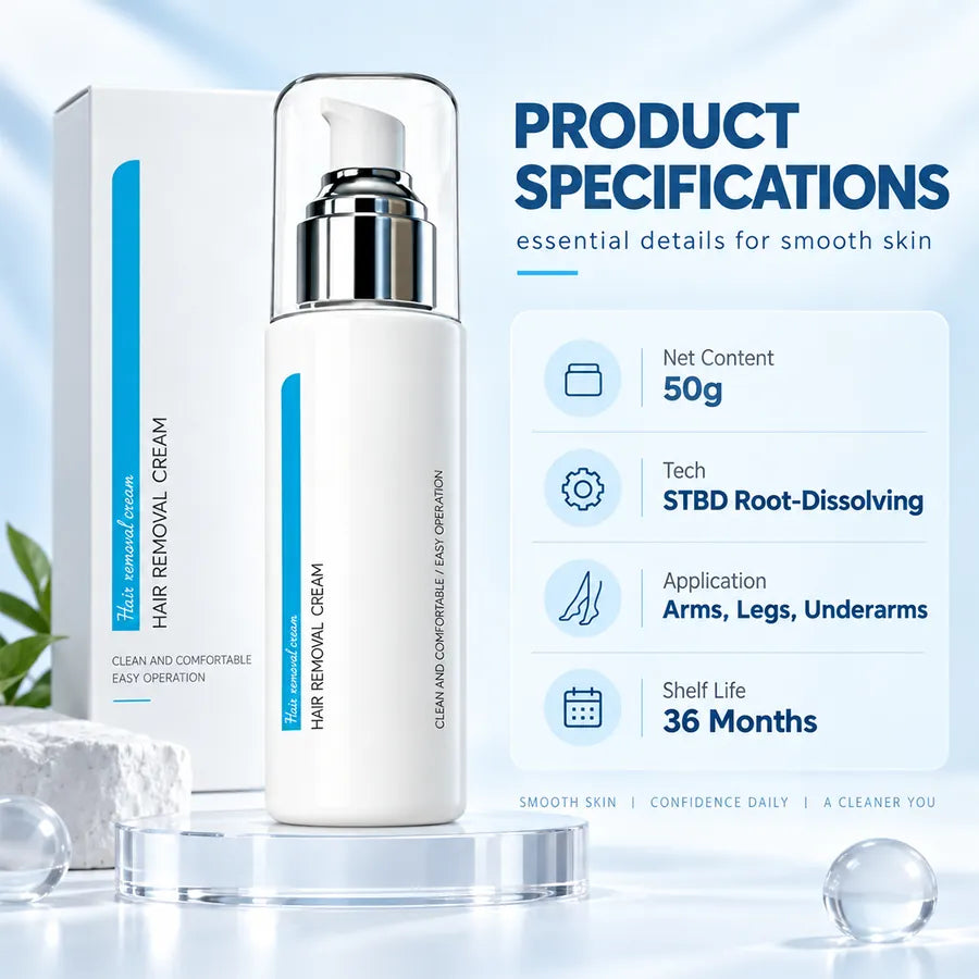 Ice-Cooling Hair Removal Cream for Sensitive Skin
