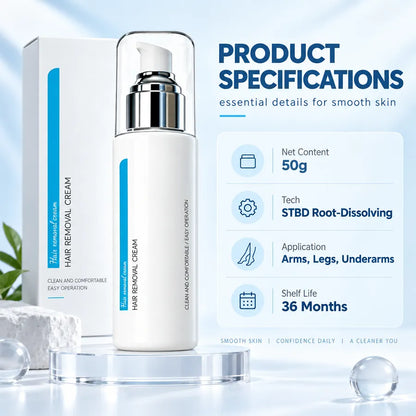 Ice-Cooling Hair Removal Cream for Sensitive Skin