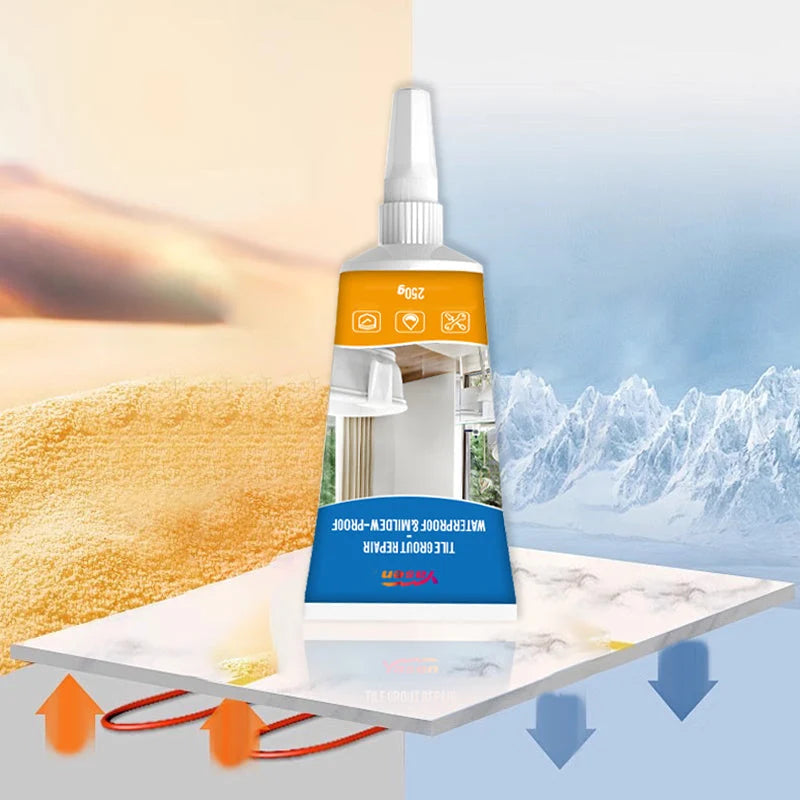 250g Tile Grout Repair - Waterproof & Mildew-Proof